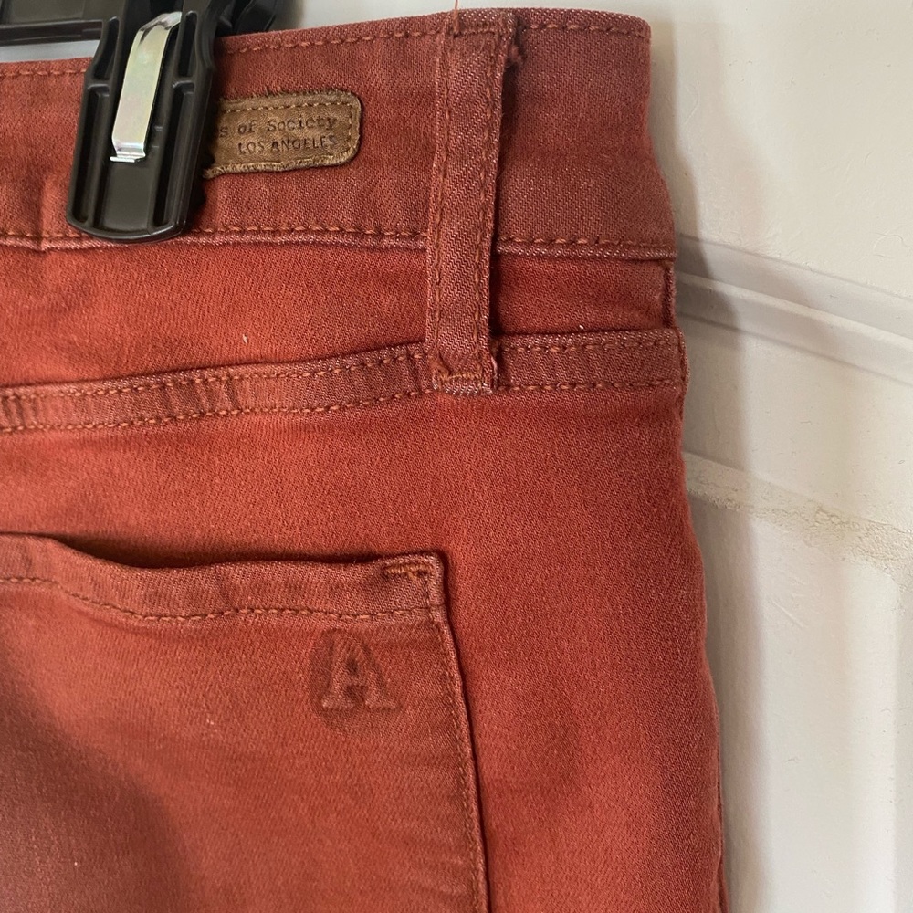 Rust Stretch Jeans - Picture 2 of 5